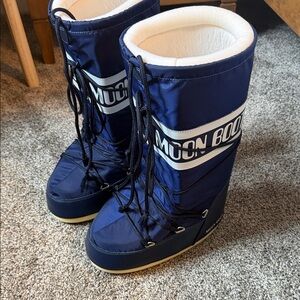 Moon Boot Dark Blue Winter Boots